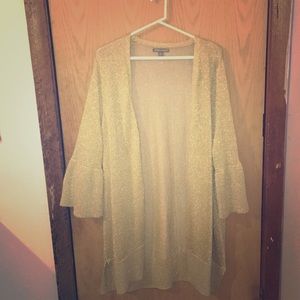 Sparkly gold women’s sweater